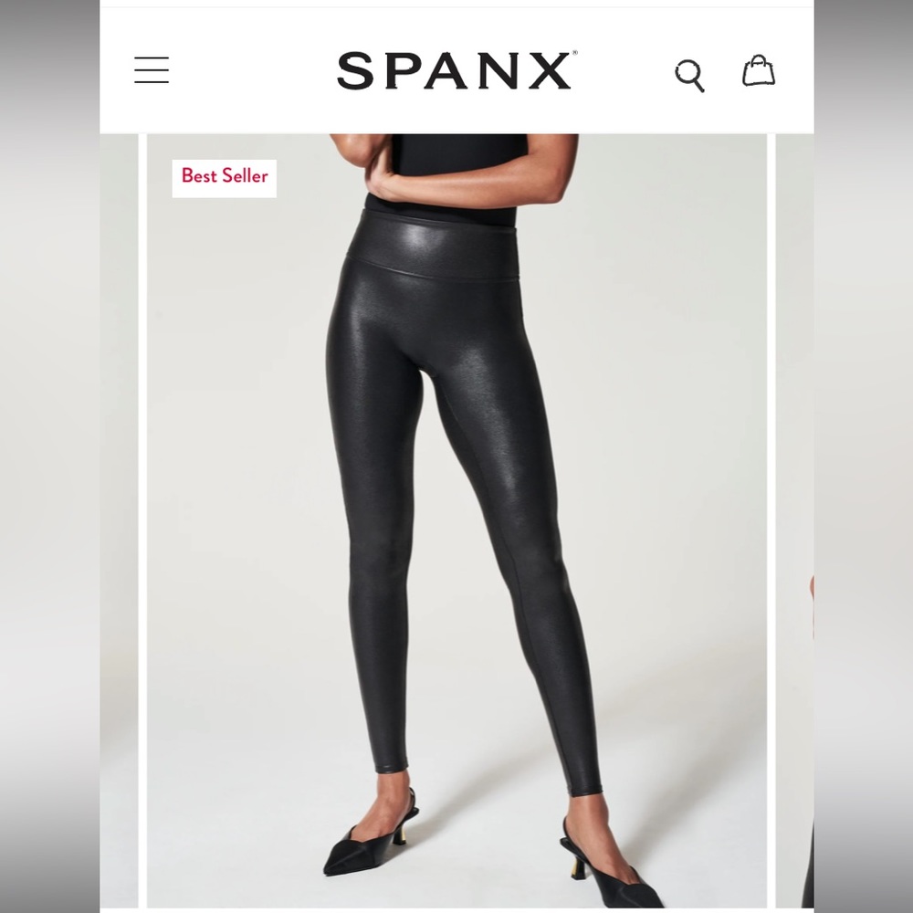 Spanx Leather Leggings
